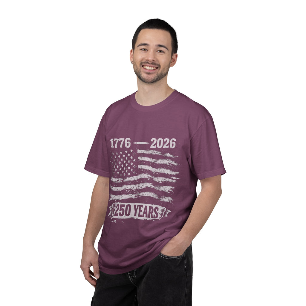 1776–2026 250 Years American Flag T-Shirt