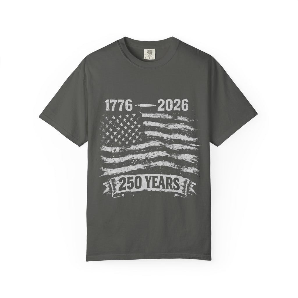 1776–2026 250 Years American Flag T-Shirt