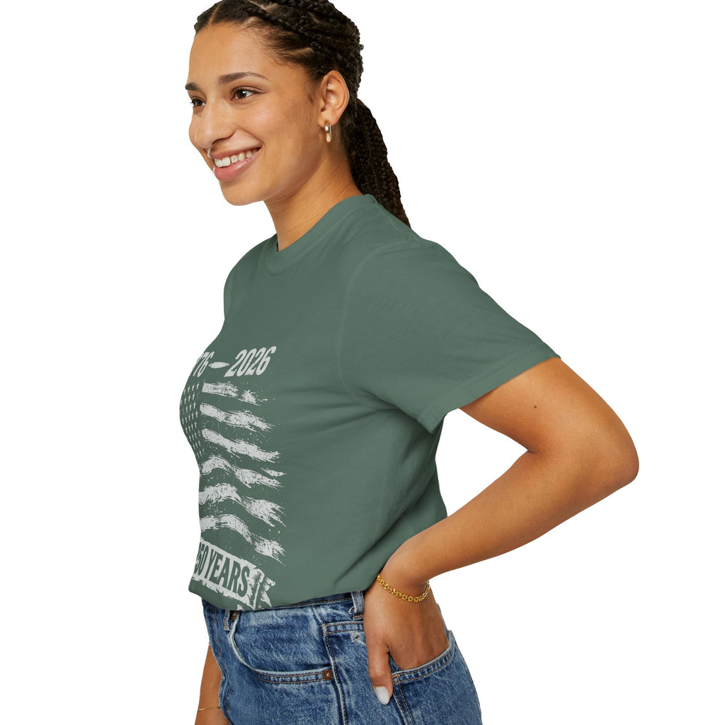1776–2026 250 Years American Flag T-Shirt