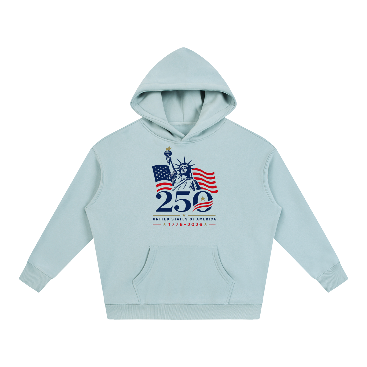 250 Years Oversize Fleeced Hoodie