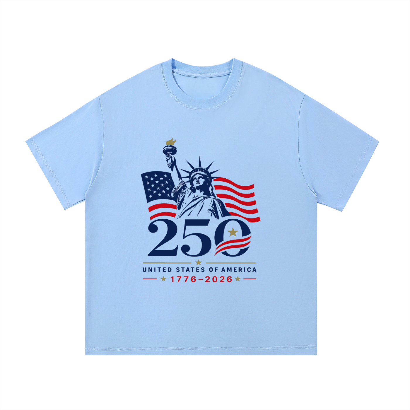 Statue of Liberty 250 Essential Cotton T-Shirt