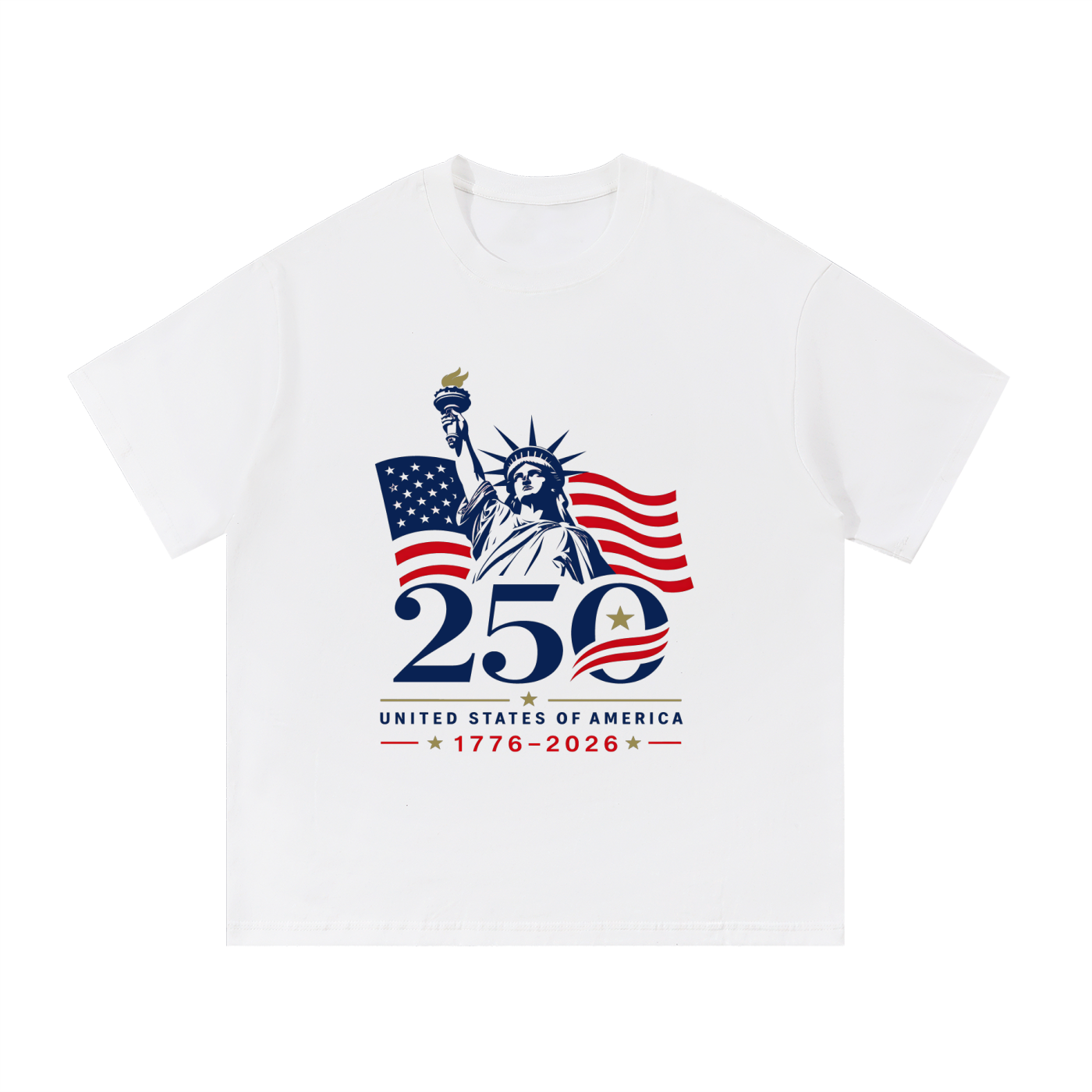 Statue of Liberty 250 Essential Cotton T-Shirt